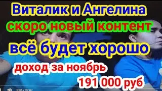 Виталик и Ангелина Сгорел дом Миллионеры просят Доход за ноябрь191000руб Доход за 4 года 6 500000руб
