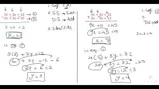 Simultaneous Equations