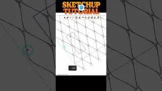 SketchUp Tutorial Modeling a Parametric Pavilion #shorts #3d #3dmodeling #sketchup3d #architecture