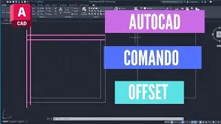 Curso de AutoCAD | Comando Offset (Linhas paralelas)