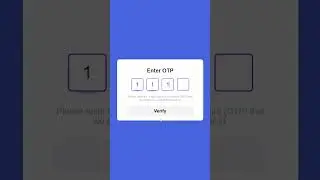 OTP Input field | Shorts