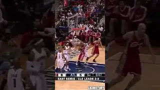 Lebron James dropping 40