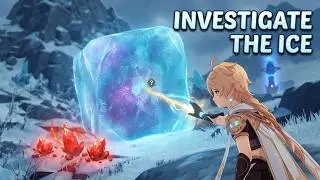Investigate the strange ice genshin impact\In the mountains quest guide