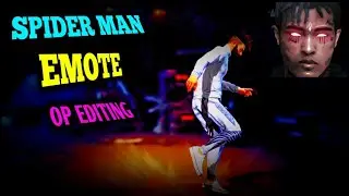 FREE FIRE SPIDER MAN EMOTE EDITING VIDEO 💪🤟❤️