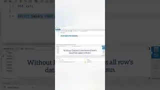 SELECT DISTINCT in SQL  