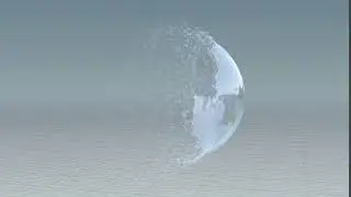 Houdini - Soap bubble pop (scene file)