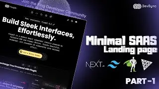 Build a Sleek Animated Landing Page Part 1 | Next.js + Tailwind + Framer Motion + GSAP