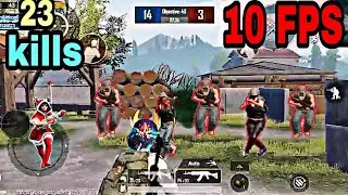 pubg 10 fps 90Hz refresh rate gameplay 23kills new record #genius gaming