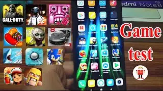 Game Test Xiaomi Redmi Note 8 pro in 10 games Android Call of Duty - PUBG