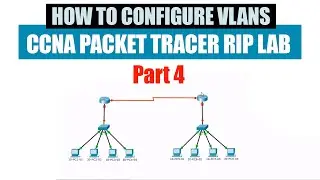 2.4 Configure, verify, and troubleshoot VLANs  | CCNA Packet Tracer RIP Lab part 4