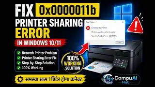 Fix 0x0000011b Printer Sharing Error in Windows 10/11 (100% Working)
