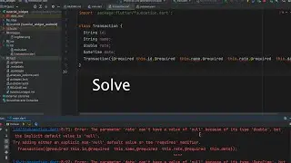 How to Solve - Try adding either an explicit non-'null' default value or the 'required' modifier.