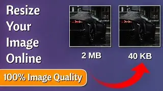 How to Resize Image Online | Compress Image | Change Image Extension