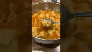 Tried Kimchi Korean Mandu 🥟 and Hand Pulled Korean Noodles 🍜 😍