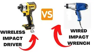 Biltema Wired Impact Wrench Vs Dewalt DCF 887 Wireless Impact Driver