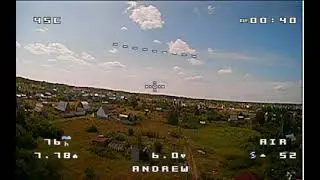 Полеты на природе от первого лица. FPV fligth copter Eachine Trashcan