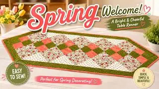 How to Create a Spring-Colored Quilted Table Runner