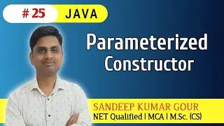 Parameterized constructor in Java | Constructor in Java