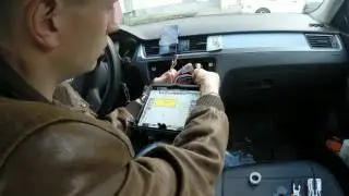 #ПроАВТО - Как установить обычную магнитолу на Шкоду Рапид (SKODA Rapid) 2015г. выпуска