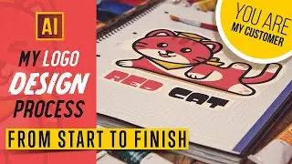 DESIGNING A KIDS DESIGN SCHOOL LOGO FROM SCRATCH. ADOBE ILLUSTRATOR TUTORIAL