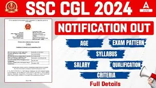 SSC CGL Notification 2024 Tamil 🎯| SSC CGL 2024 Vacancy Syllabus, Age, Qualification, Exam Details