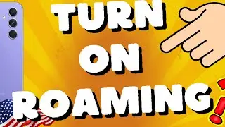 How do I turn on roaming on my Samsung Galaxy A54 5G, A53, A52s, A55