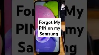 HELP ⚠️ I Forgot my Pin on my Samsung Galaxy - Yes You have to reset your Galaxy A03s
