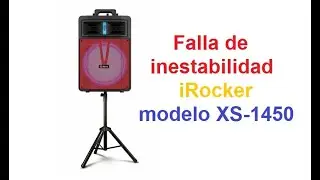 Defecto de fabrica de Bocina iRocker modelo xs-1450