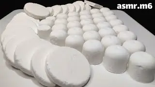 crunchy and fluffy baking soda only white🤍| asmr crushing