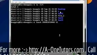 touch Command In UNIX