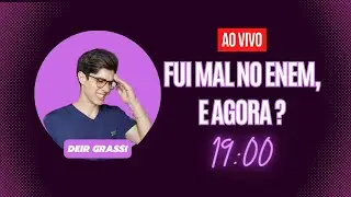 Fui mal no ENEM 2023, e agora ?