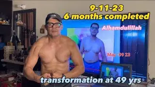 Alhamdulillah 6 months Challenge completed. Ready  for my next Challenge Fit at 50. Plz support me.