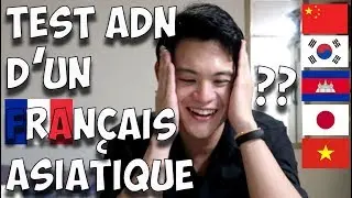 A French Asian taking a DNA test