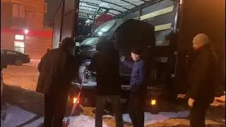 TRISCOOTER подготовка к разгрузки