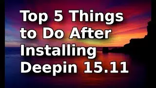 TOP 5 Things to Do After Installing Deepin 15.11