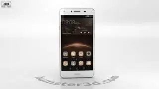 Huawei Y5II Rose Pink 3D model by 3DModels.org