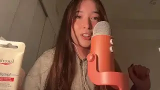 ASMR close clicky whisper ramble (skincare faves)🤍