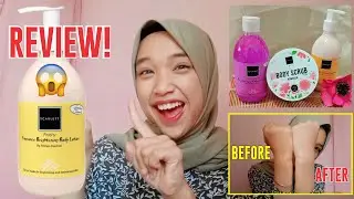 REVIEW BODY CARE SCARLETT WHITENING - BODY LOTION | SHOWER SCRUB | BODY SCRUB SCARLETT WHITENING