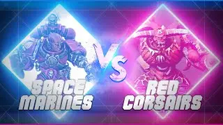 SPACE MARINES vs CHAOS SPACE MARINES | Warhammer 40k Battle Report
