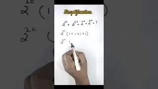 Simplify Exponent