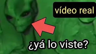 EXTRATERRESTRE GRIS dentro de una CUEVA /vídeo filtrado #reptilian