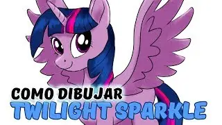 Сomo dibujar pony Twilight Sparkle 