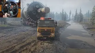 Tatra Phoenix Hauling Ultra Heavy Cargo Through Deep Mud | SnowRunner
