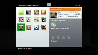 X Box 360 - Change gamer picture instructional video