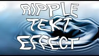 RIPPLE TEXT EFFECT WONDERSHARE FILMORA 11