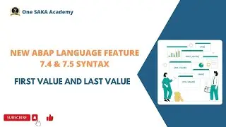 new ABAP Syntax- First and LAST