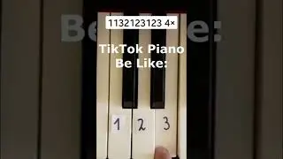Tiktok piano tutorials be like 