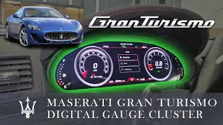MASERATI GRAN TURISMO MODS CHANGES INTERIOR COMPLETELY EVERYTHING GOES DIGITAL APPLE CARPLAY ANDROID