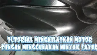 inilah rahasia bikin motor kinclong seperti baru.