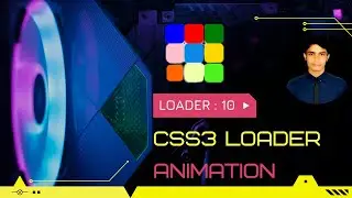 Css3 Mini Square Loader Animation  | Loader Animation - 10